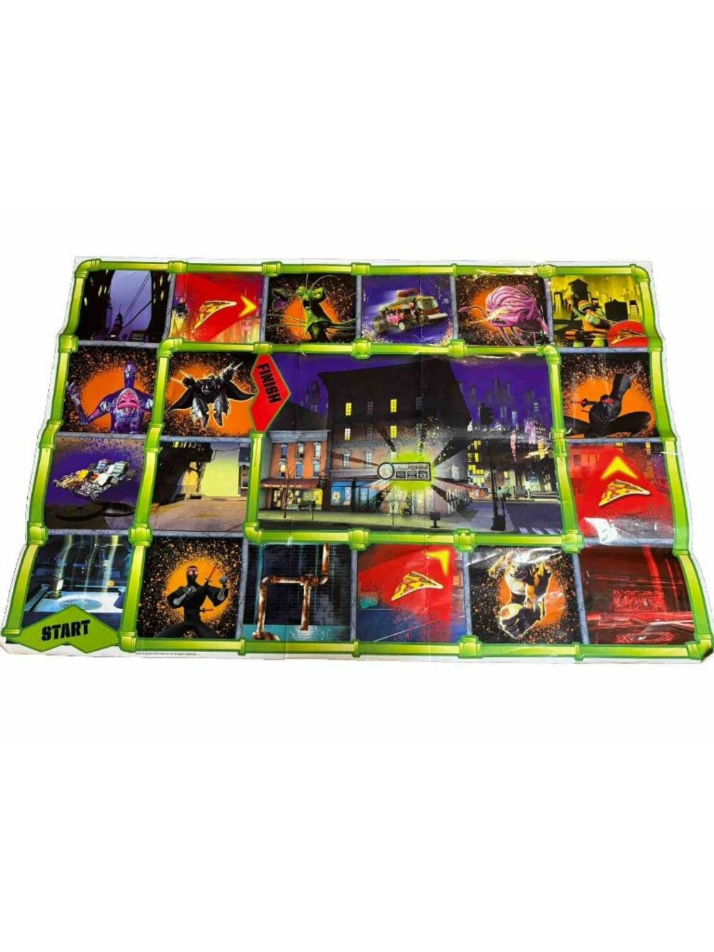 REPLACEMENT MAT - TMNT Teenage Mutant Ninja Turtles - My Busy Books Playmat 2014